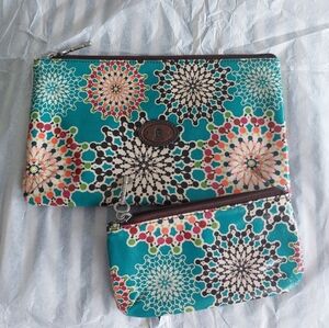 Fossil Cosmetic Pouch Set/Travel Bag/ Toiletry Pouch Set